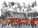 Custom Game Day drawing of YOUR team