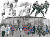 Custom Game Day drawing of YOUR team