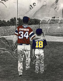 FAMILY “Field of Dreams" PERSONALIZED Baseball Artwork
