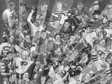 FAMILY "The Dream Begins Here" PERSONALIZED Hockey Artwork