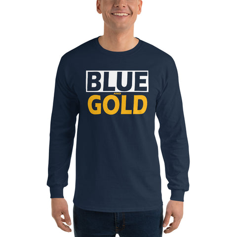 BLUE and GOLD Men’s Long Sleeve Shirt