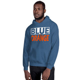 BLUE and ORANGE Unisex Hoodie