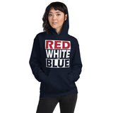 RED WHITE and BLUE Unisex Hoodie