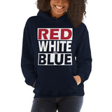 RED WHITE and BLUE Unisex Hoodie