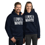 BLUE and WHITE Unisex Hoodie