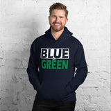 BLUE and GREEN Unisex Hoodie