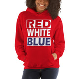 RED WHITE and BLUE Unisex Hoodie