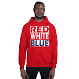 RED WHITE and BLUE Unisex Hoodie