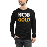 BLACK and GOLD Unisex Long Sleeve Tee
