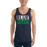 BLUE and GREEN Unisex Tank Top