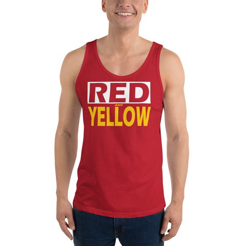 RED and YELLOW Unisex Tank Top