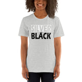 SILVER and BLACK Short-Sleeve Unisex T-Shirt