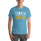 BLUE and GOLD Short-Sleeve Unisex T-Shirt