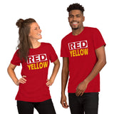 RED and YELLOW Short-Sleeve Unisex T-Shirt