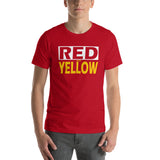 RED and YELLOW Short-Sleeve Unisex T-Shirt