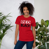 RED and BLACK Short-Sleeve Unisex T-Shirt