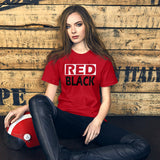 RED and BLACK Short-Sleeve Unisex T-Shirt