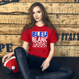 BLEU BLANC ROUGE Short-Sleeve Unisex T-Shirt