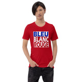 BLEU BLANC ROUGE Short-Sleeve Unisex T-Shirt
