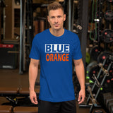 BLUE and ORANGE Short-Sleeve Unisex T-Shirt