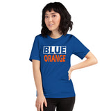 BLUE and ORANGE Short-Sleeve Unisex T-Shirt
